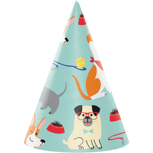 Dog Party Cone Shaped Party Hats