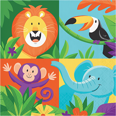 Jungle Safari Lunch Napkins