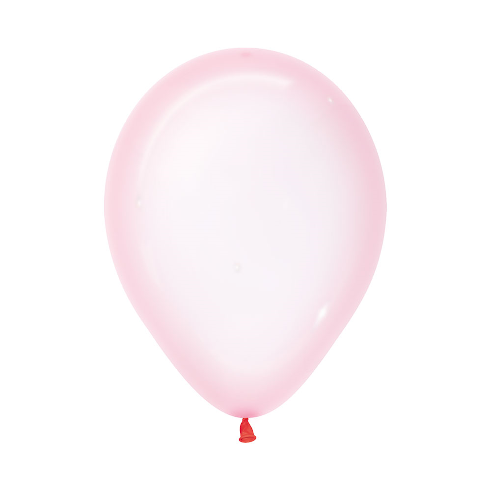 Sempertex 30cm Crystal Pastel Pink Latex Balloons 309, 100PK