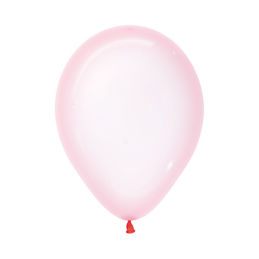Sempertex 30cm Crystal Pastel Pink Latex Balloons 309, 100PK