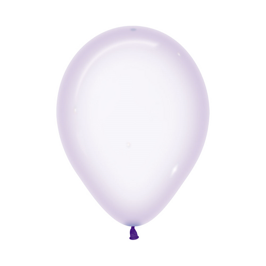Sempertex 30cm Crystal Pastel Lilac Latex Balloons 350, 100PK