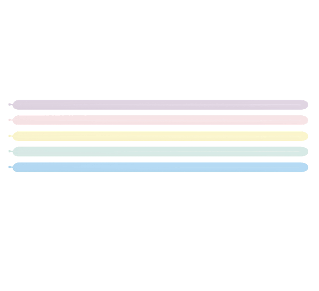 Sempertex 260T Pastel Matte Assorted Latex Balloons 100PK