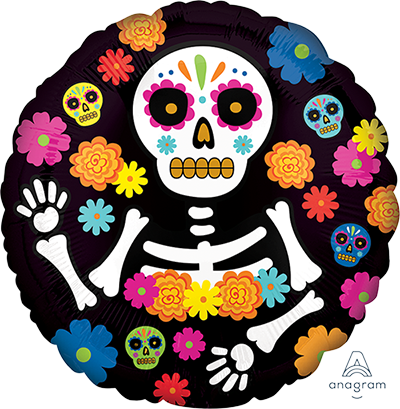 45cm Standard HX Day of the Dead Skeleton