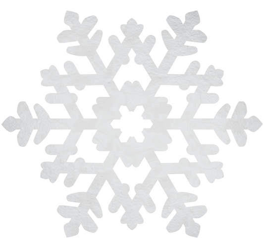 Snowflake Large Foil Cutout