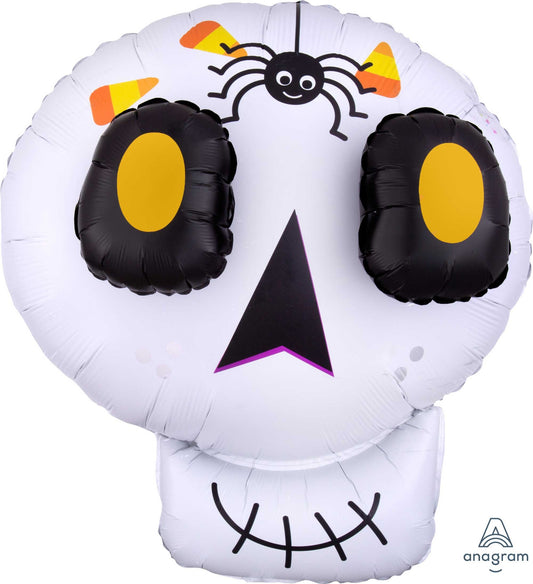 SuperShape EZ Fill Multi-Balloon 3D Cute Halloween Skull