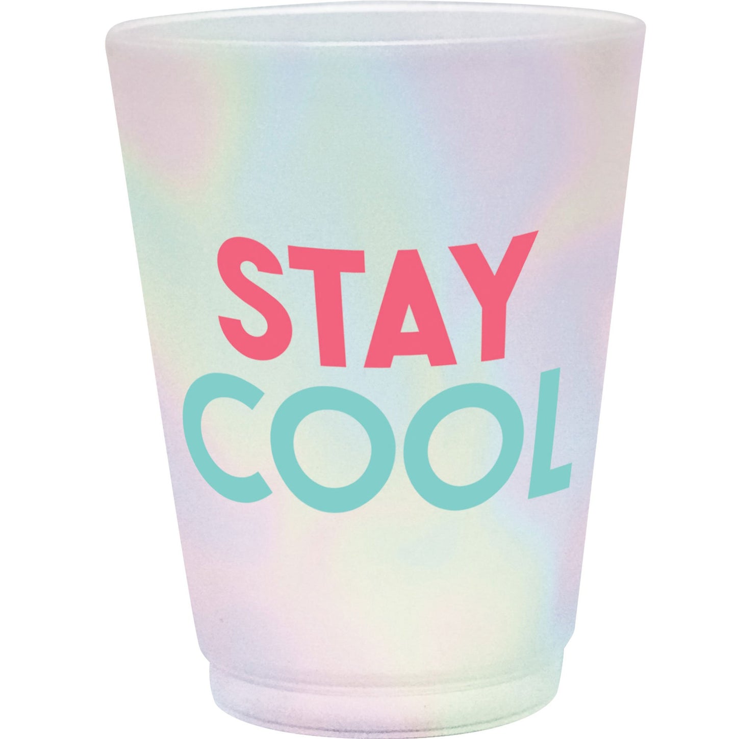 Just Chillin Frosted Plastic Tumblers Stay Cool