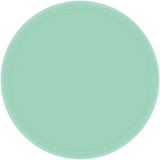 Paper Plates 23cm Round 20CT Cool Mint