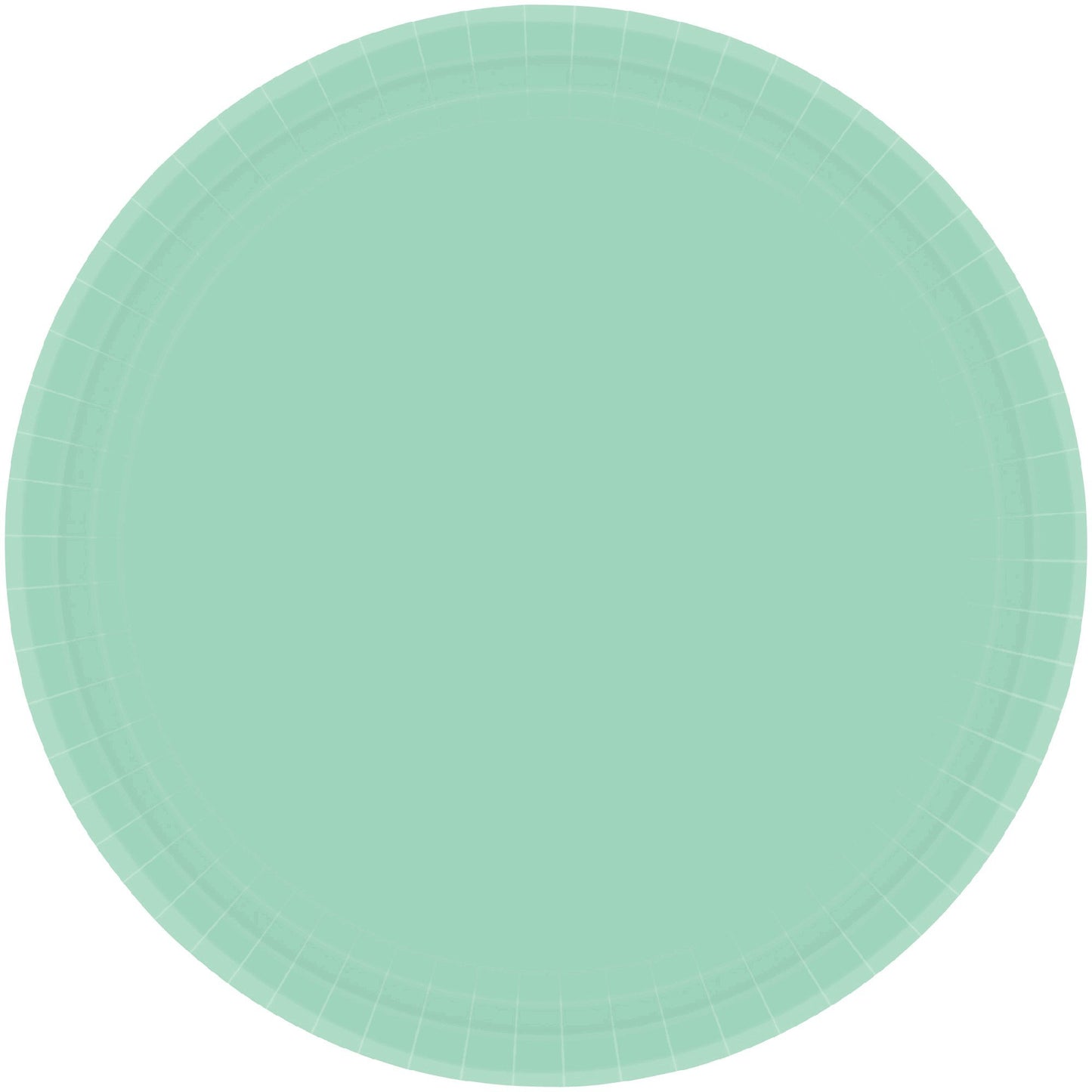 Paper Plates 17cm Round 20CT Cool Mint
