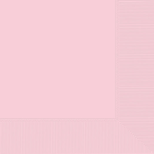 Lunch Napkins 50 Pack 2 Ply Blush Pink
