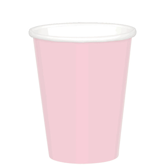 266ml Cups Paper - Blush Pink (Pack of 20)