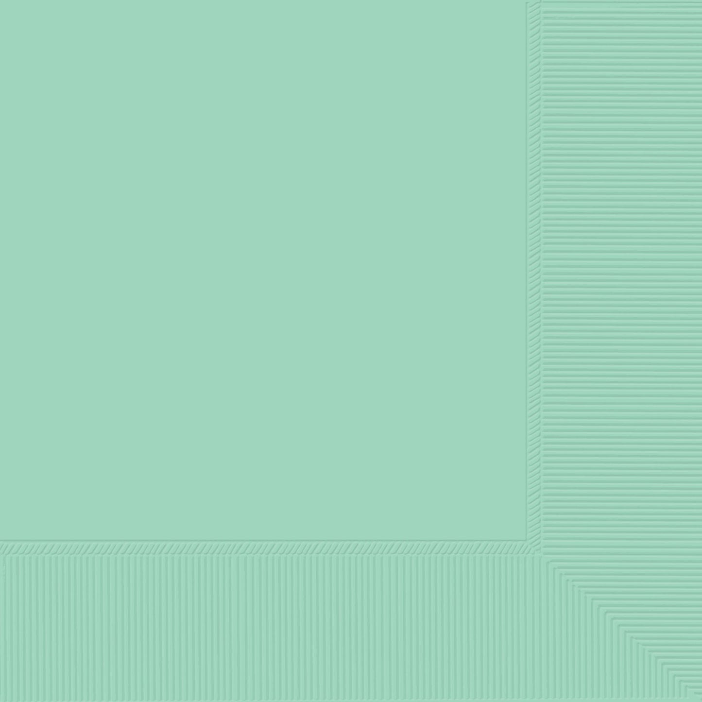 Lunch Napkins 50 Pack 2 Ply Cool Mint