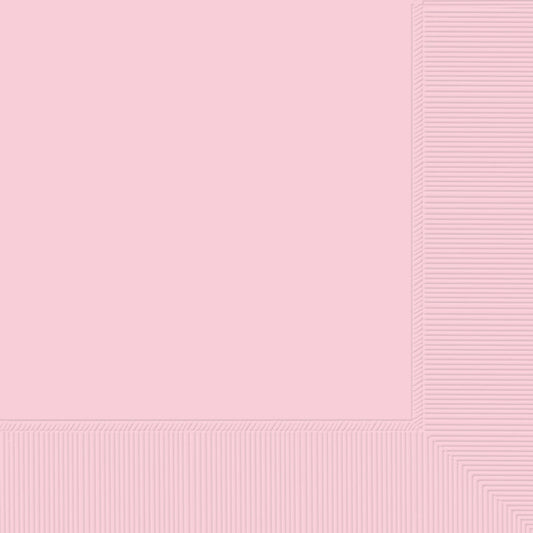 Beverage Napkins 50 Pack 2 Ply Blush Pink