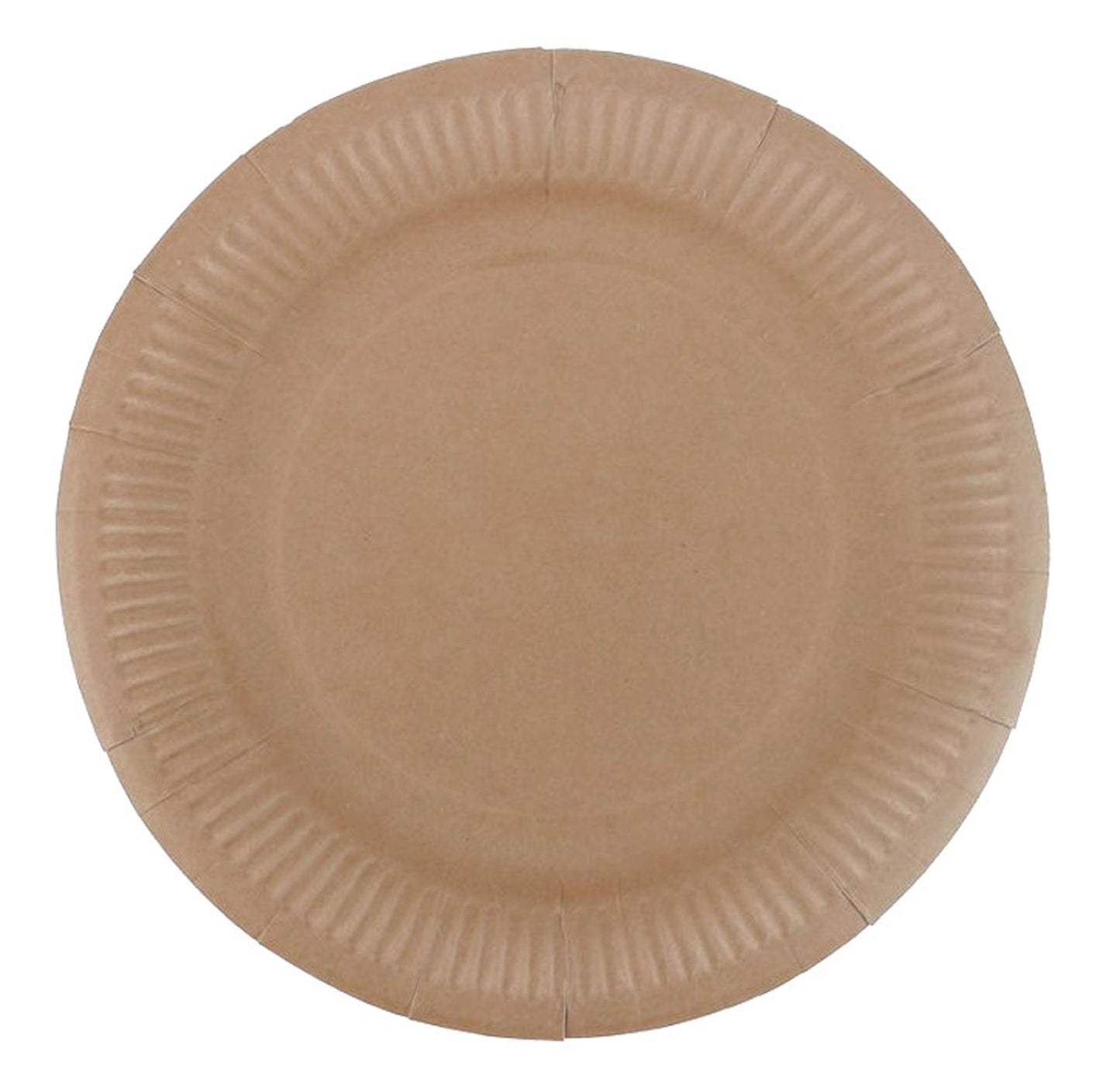 Kraft Paper Plates 23cm