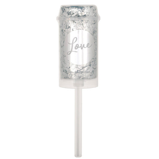 Wedding Push Up Confetti Poppers Silver