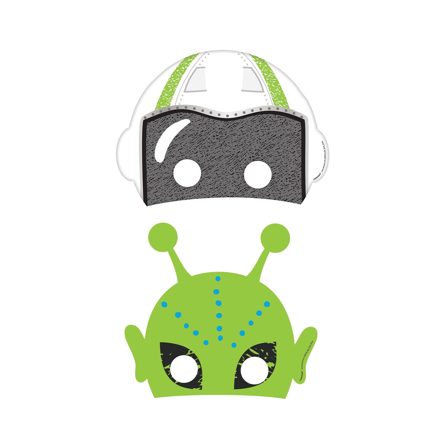 Blast Off Birthday Masks