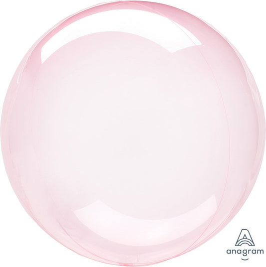 Crystal Clearz Petite Dark Pink Round Balloon