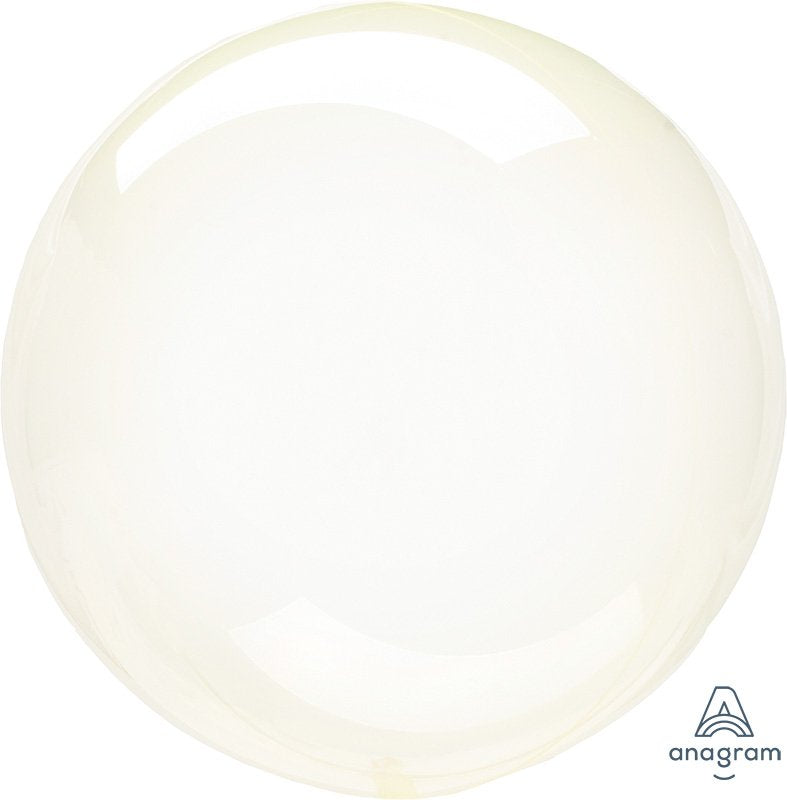 Crystal Clearz Petite Yellow Round Balloon