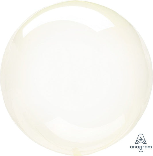 Crystal Clearz Petite Yellow Round Balloon