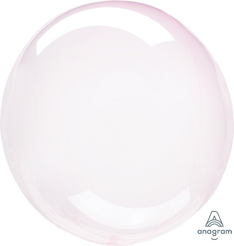 Crystal Clearz Petite Light Pink Round Balloon