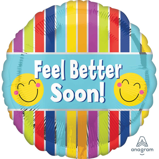 45cm Standard HX Feel Better Soon Stripes