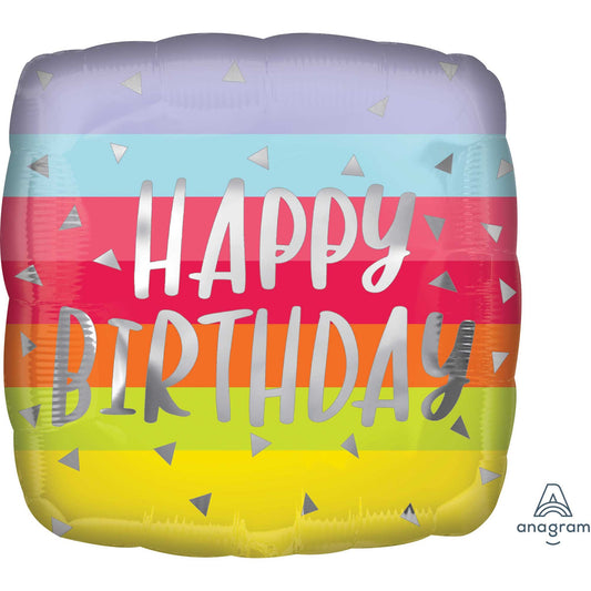 45cm Standard HX Bright and Bold Happy Birthday