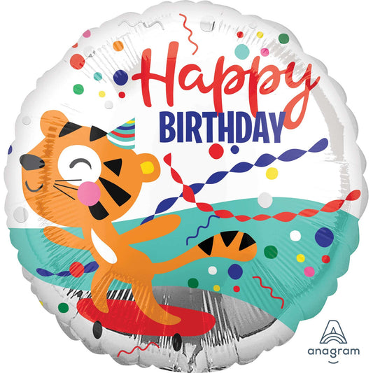 45cm Standard HX Happy Birthday Tiger Birthday
