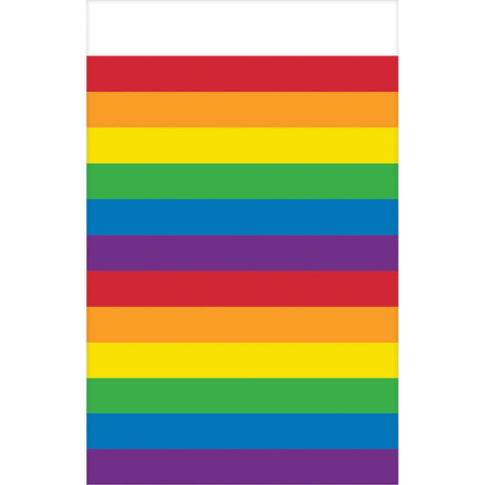 Rainbow Plastic Tablecover