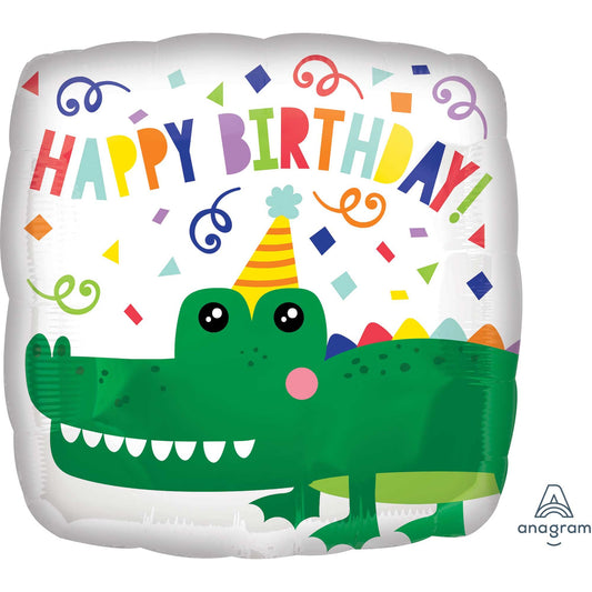 45cm Standard HX Gator Happy Birthday