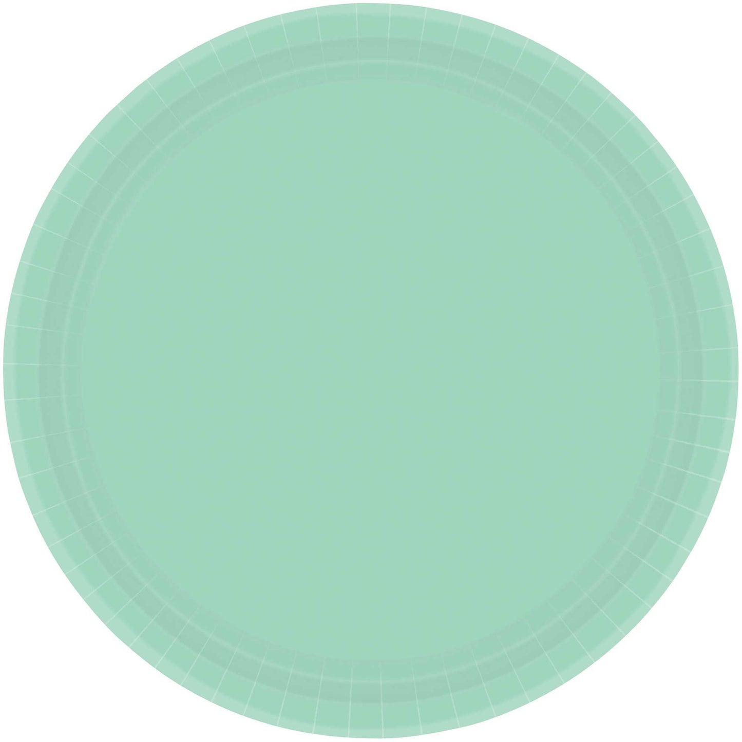 Paper Plates 26cm Round 20CT - Cool Mint