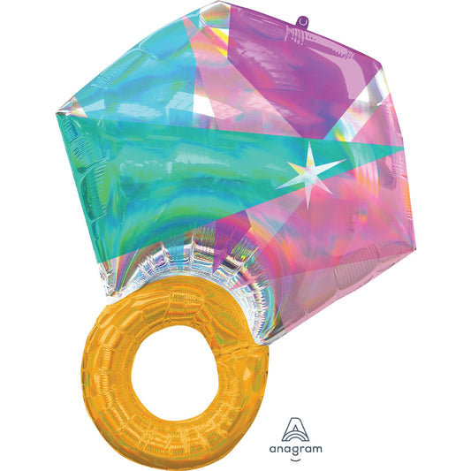 SuperShape Wedding Ring Iridescent Holographic