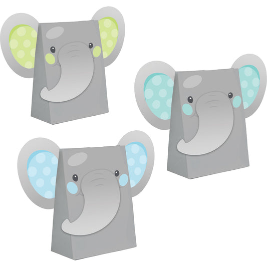 Enchanting Elephant Boy Paper Treat Bags & Attachments 18cm x 11cm
