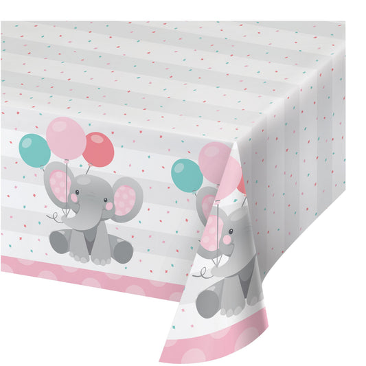 Enchanting Elephant Girl Tablecover Paper 137cm x 259cm