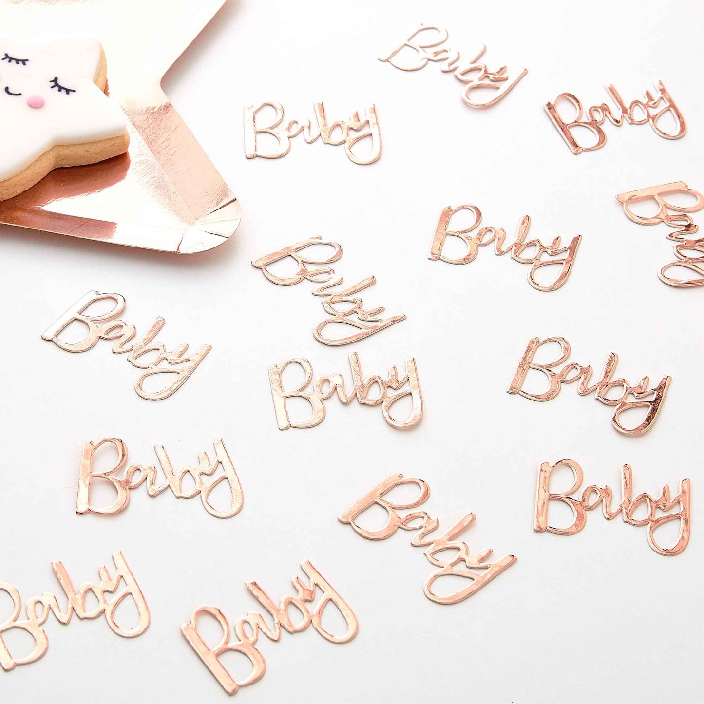 Twinkle Twinkle Confetti Baby Rose Gold
