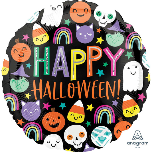45cm Standard HX Happy Halloween Happy Faces