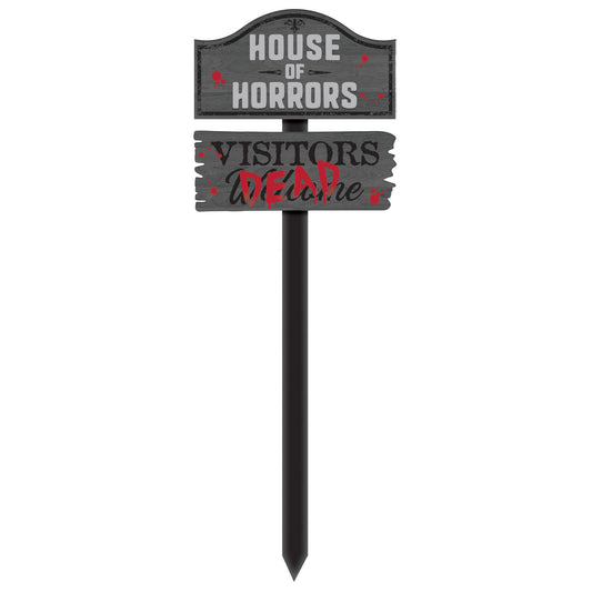 House of Horrors MDF Yard Stake