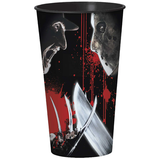 Freddy Versus Jason Plastic Cup 32oz/946ml