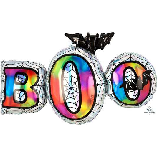 SuperShape Holographic Iridescent Boo & Bat