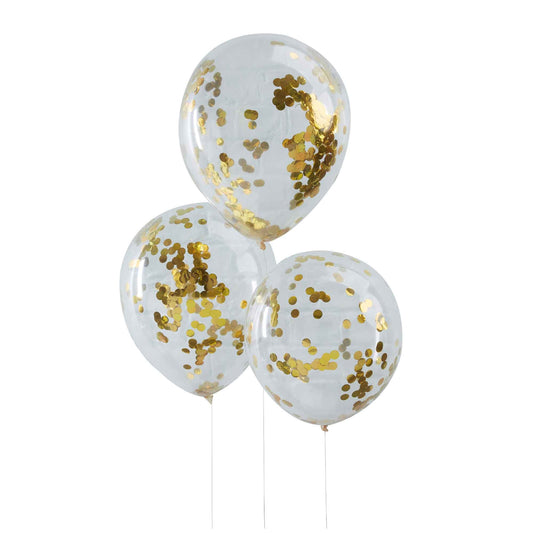 Pick & Mix Balloons Confetti Gold