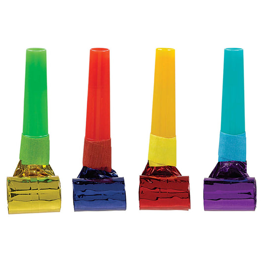 Party Blowouts Rainbow Colours