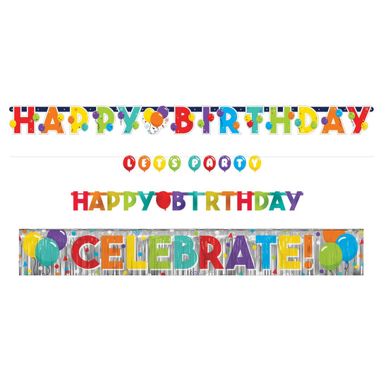 Birthday Celebration Banner Kit