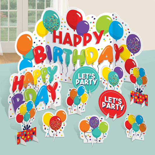 Birthday Celebration Table Decorating Centrepiece Kit
