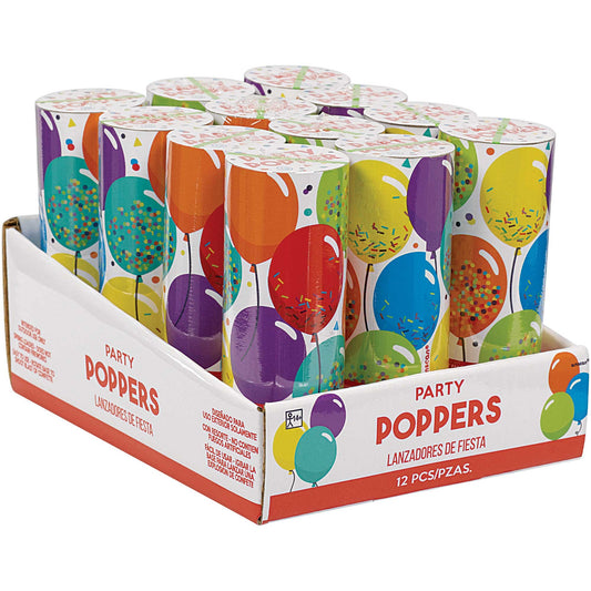 Birthday Celebration Confetti Party Poppers