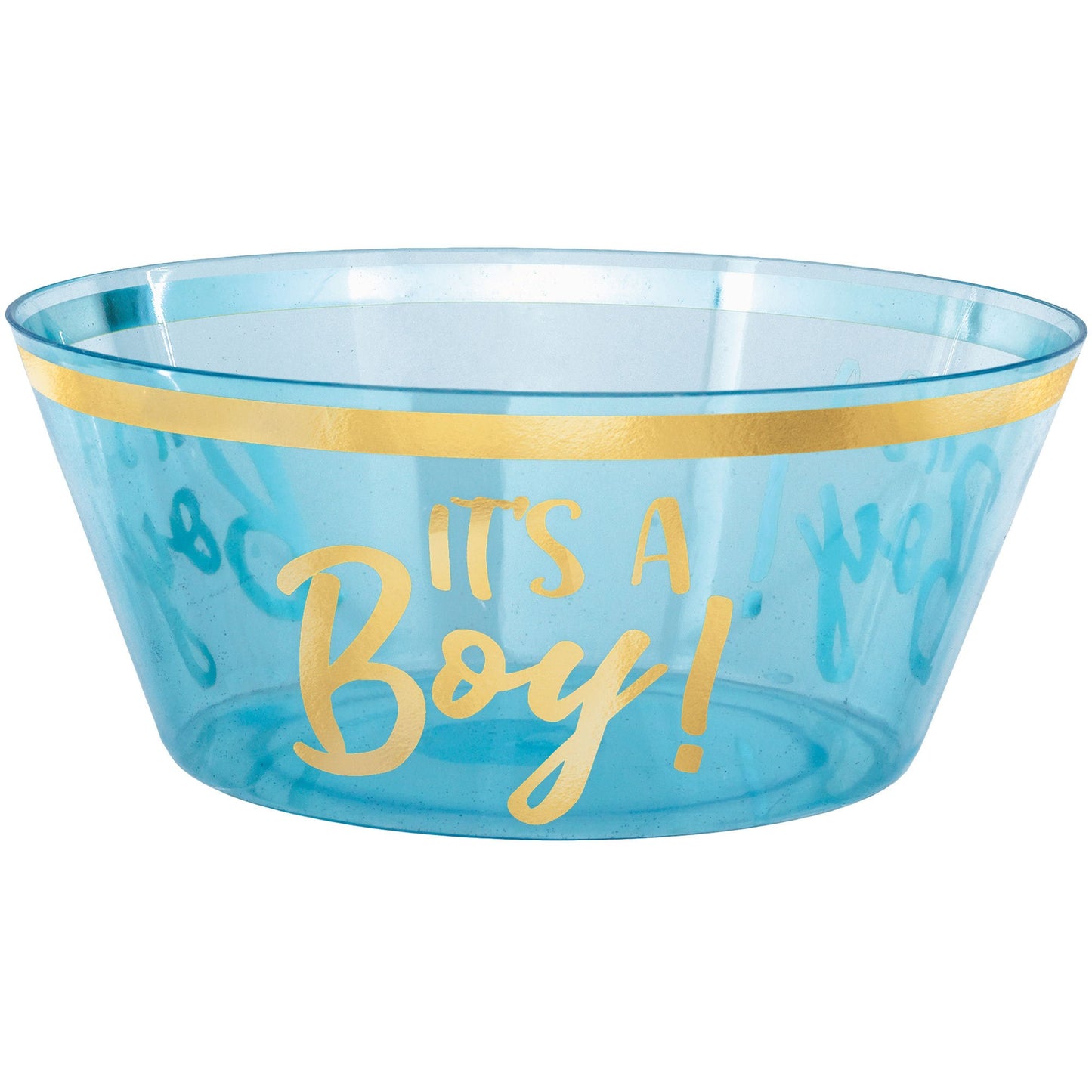 Oh Baby Boy Serving Bowl Plastic Hot-Stamped