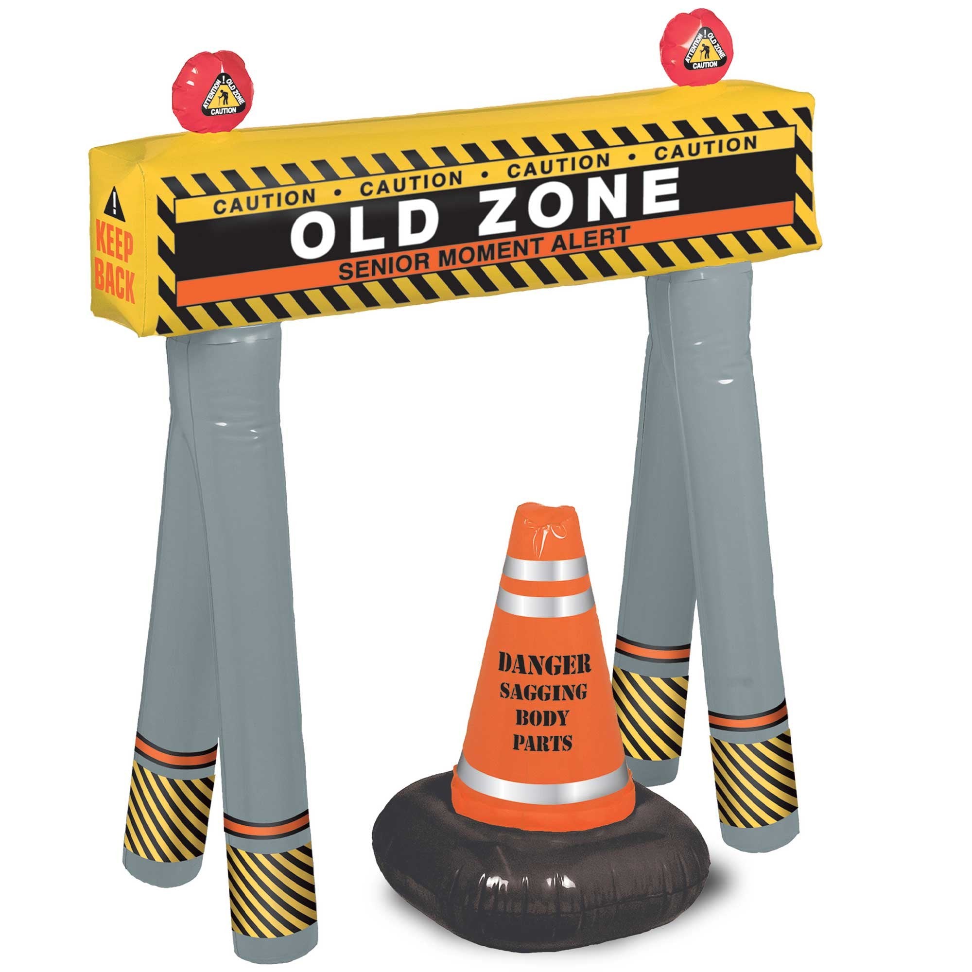 Inflatable Blockades Over The Hill Construction Inflatable Barricade Kit – Enjoy the Party
