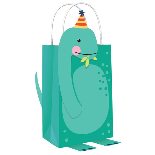 Dino-Mite Party Dinosaur Create Your Own Paper Kraft Bags