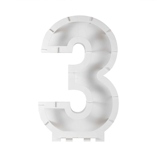 Mix It Up Number 3 Balloon Kit