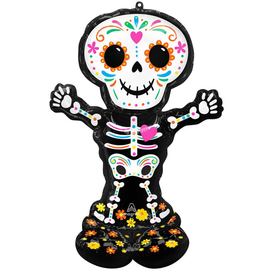 CI: AirLoonz Day of the Dead Standing Skeleton