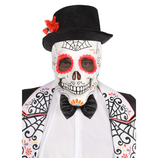 Day Of The Dead Sugar Skull Head Mask