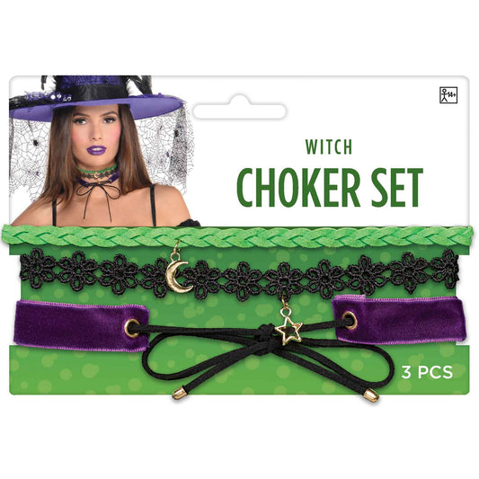 Witch Choker Necklace Set