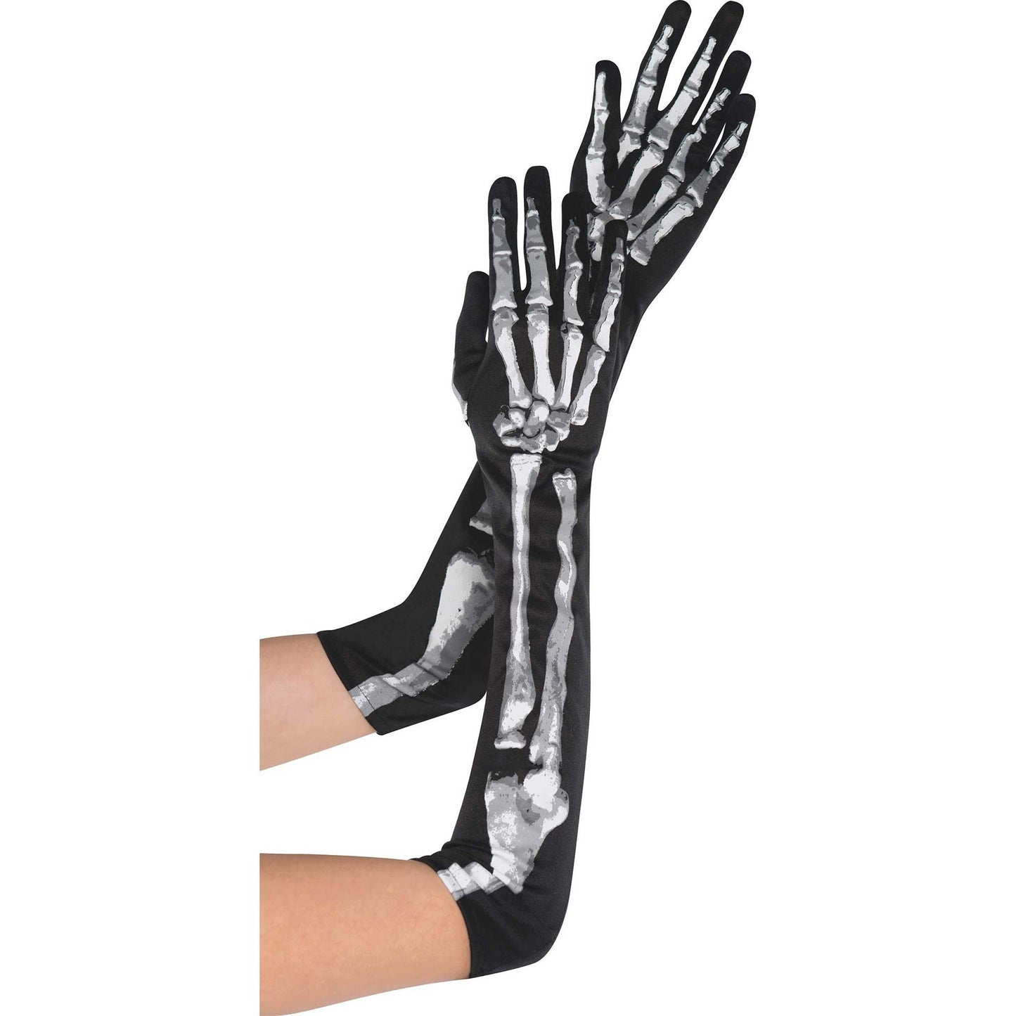 Skeleton Design Long Gloves